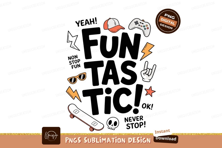 Orange white cap game controller sunglasses lightning bolt s example image 1