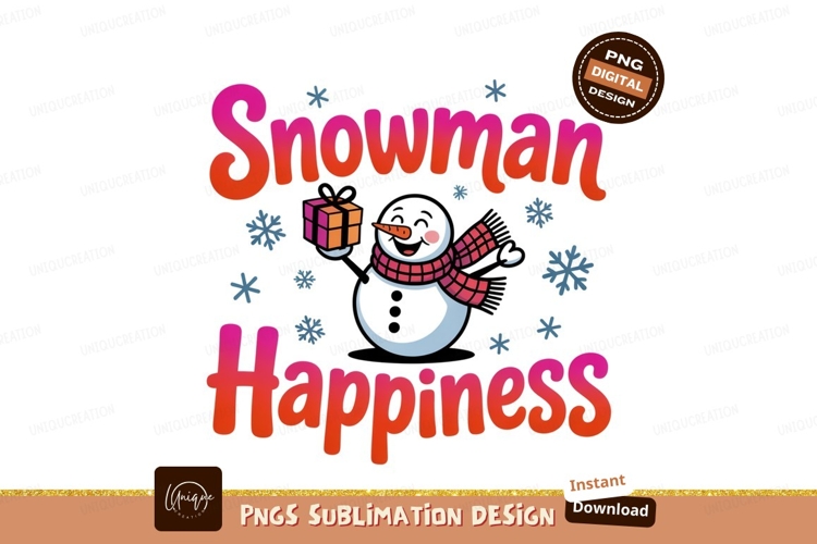 Snowman Sublimation Image 3