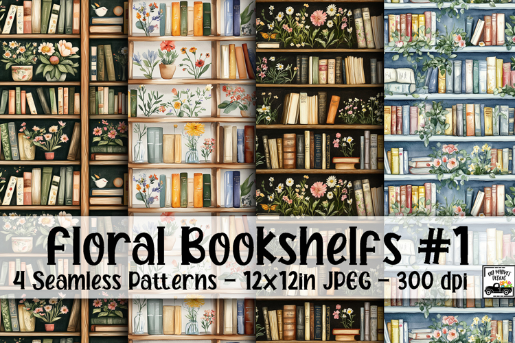 Bookshelf Clipart Image 15