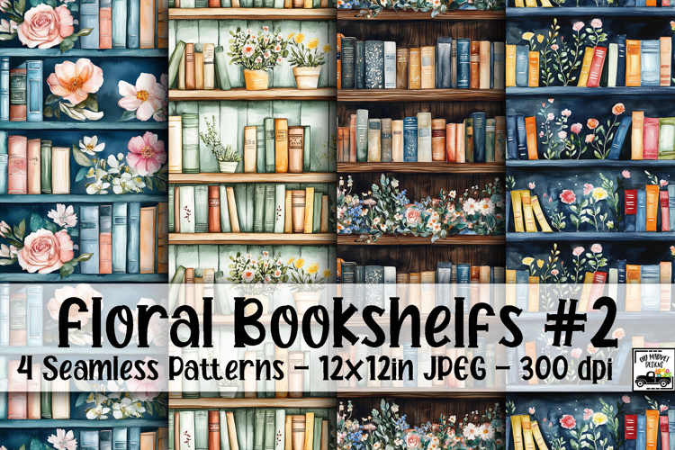 Bookshelf Clipart Image 14