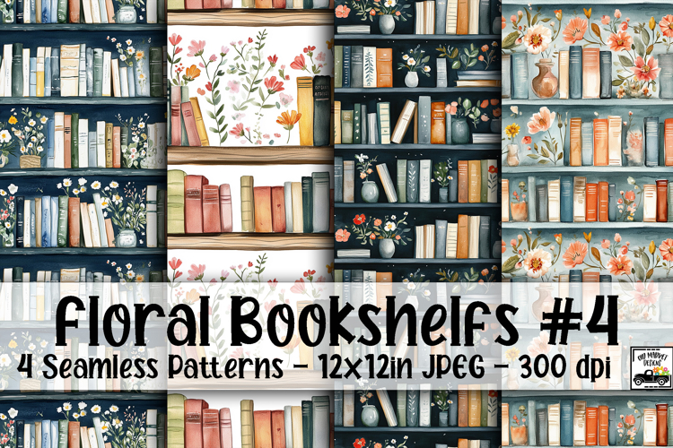 Bookshelf Clipart Image 12