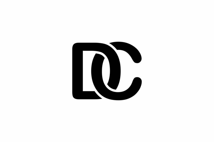 DC logo design vector template example image 1