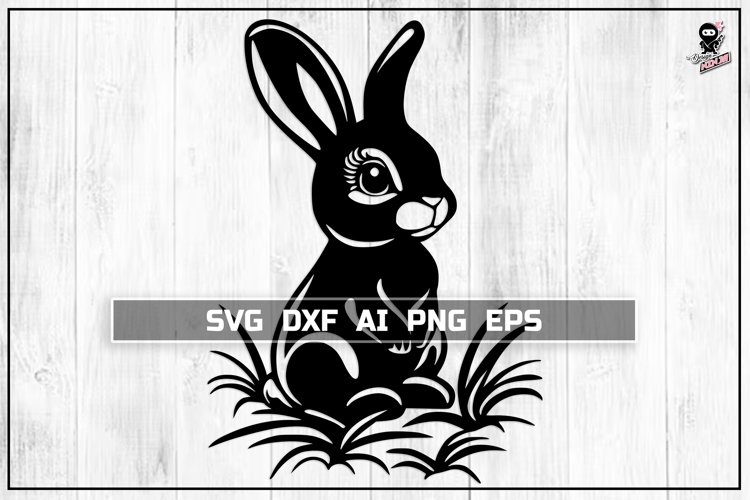 Cute Bunny Svg Image 13