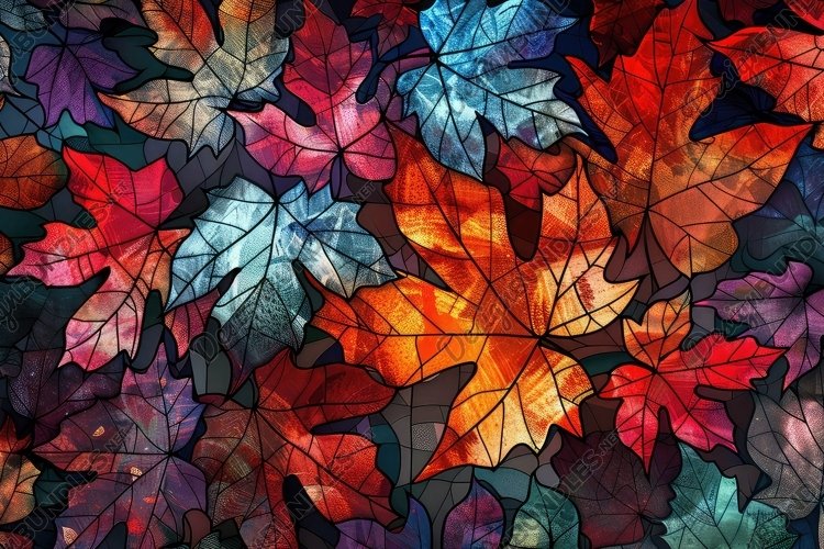 Stained Glass Texture Image 19