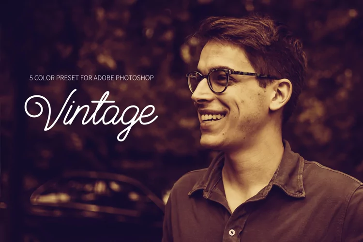 Vintage - 5 Photoshop Color Presets