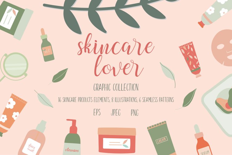 Skincare Lover Illustrations and Patterns