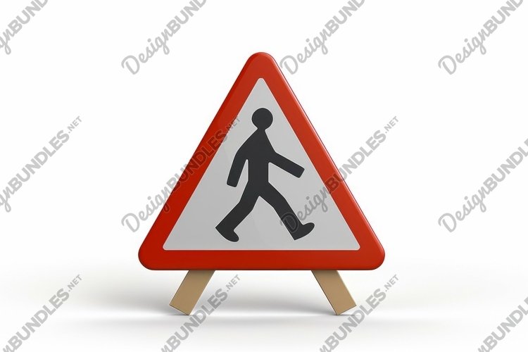 Pedestrian Crossing Sign Image 3