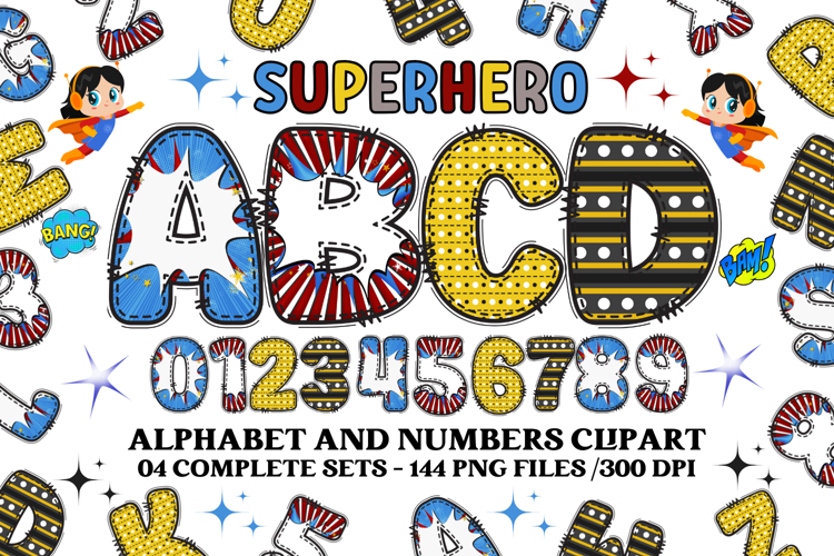 Superhero Alphabet Image 6