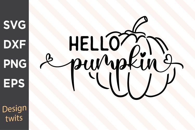 Hello Pumpkin SVG example image 1