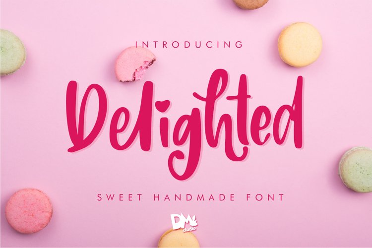 Delighted Sweet Handmade Font example image 1
