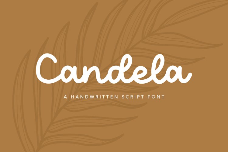 Candela Handwritten Script Font example image 1