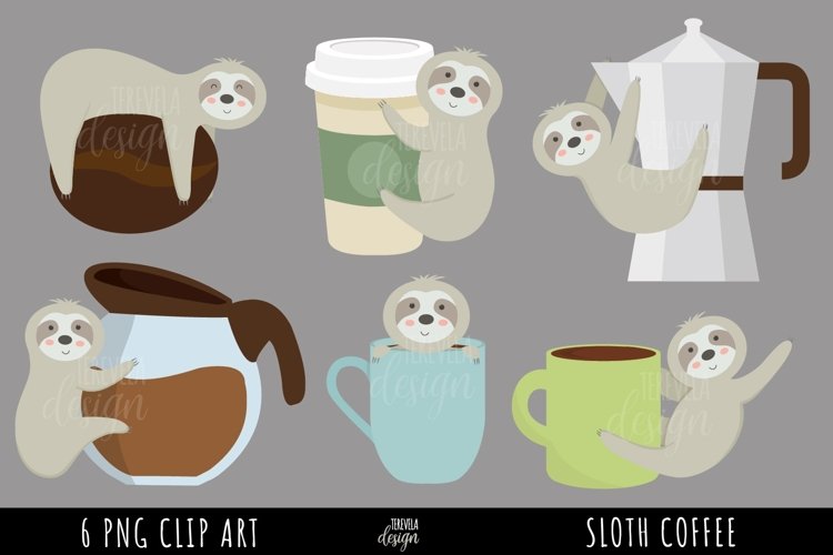 Sloth Clipart Image 7