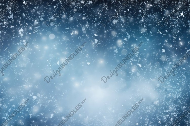 Blur Snowy Background Wallpaper example image 1