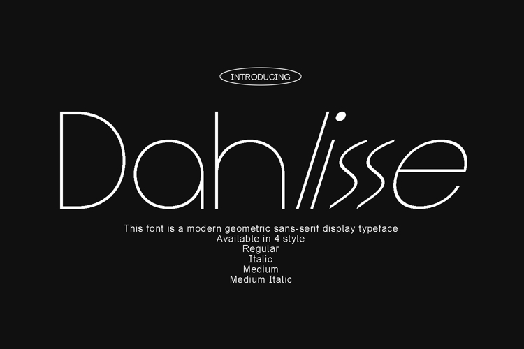 Dahlisse Font