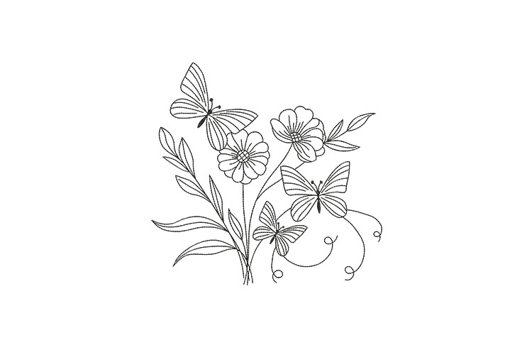 Butterfly Embroidery Image 14