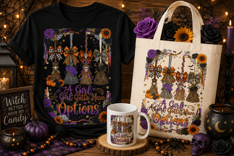 Halloween Witch Broom PNG | A Girl Gotta Have Options