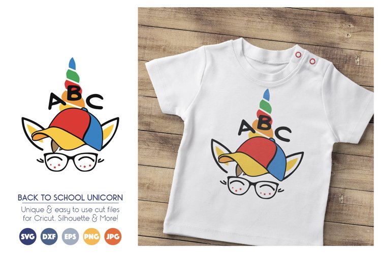 School Unicorn Svg Image 15