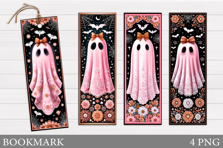 Halloween Bookmark Design. Halloween Ghost Bookmark