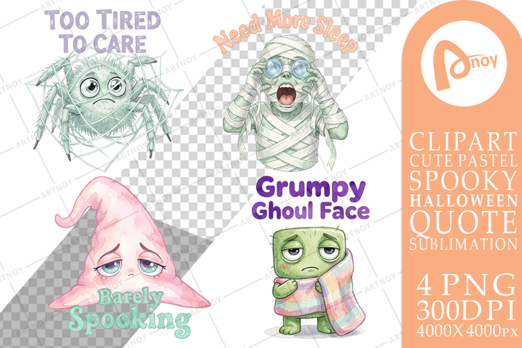 Dead Tired Ghost Quote Sublimation