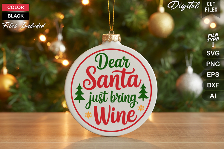Funny Christmas Ornament Svg Image 2