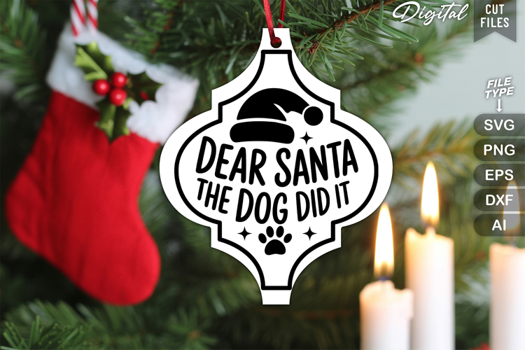 Christmas Dog Svg Image 14