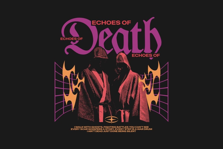 Death Urban Streetwear T-shirt Design