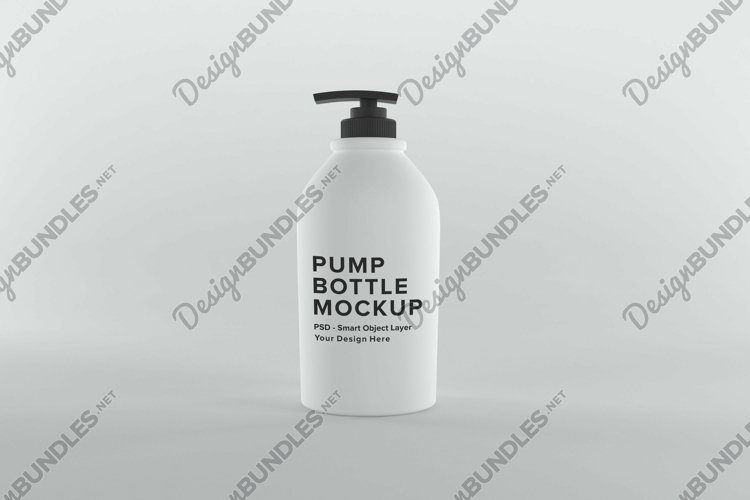 Pump Bottle Mockup