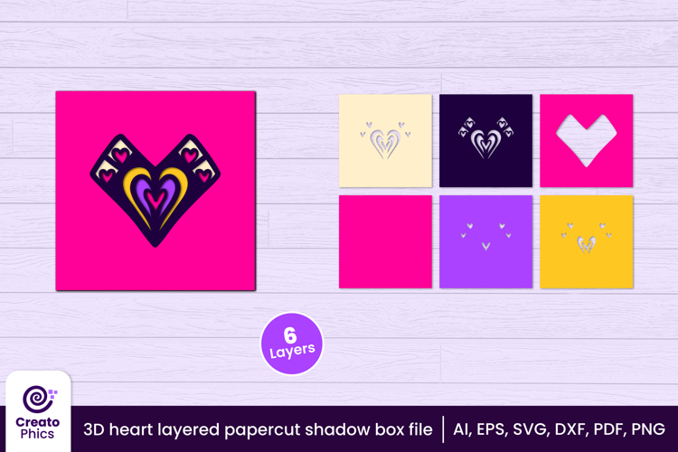 Shadow Box SVGs Image 6