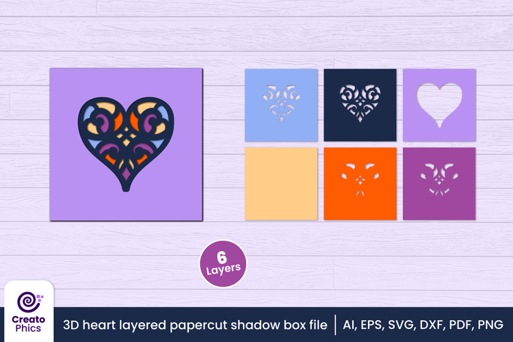 Shadow Box SVGs Image 3
