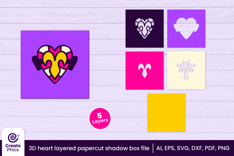 Shadow Box SVGs Image 8