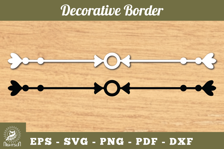 Decorative Border Lasercut Decoration SVG