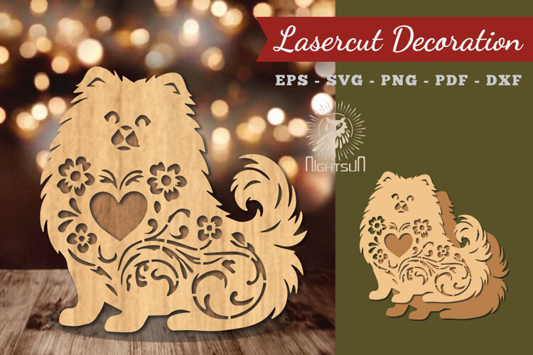 Decorative Dog Lasercut Decoration example image 1