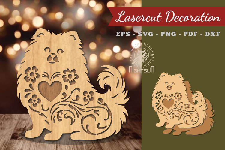 Decorative Dog Lasercut Decoration