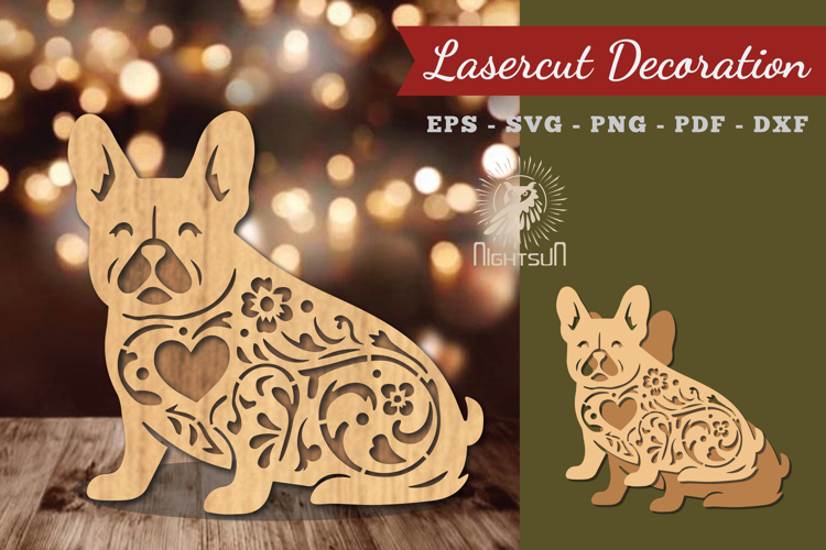 Decorative Dog Lasercut Decoration
