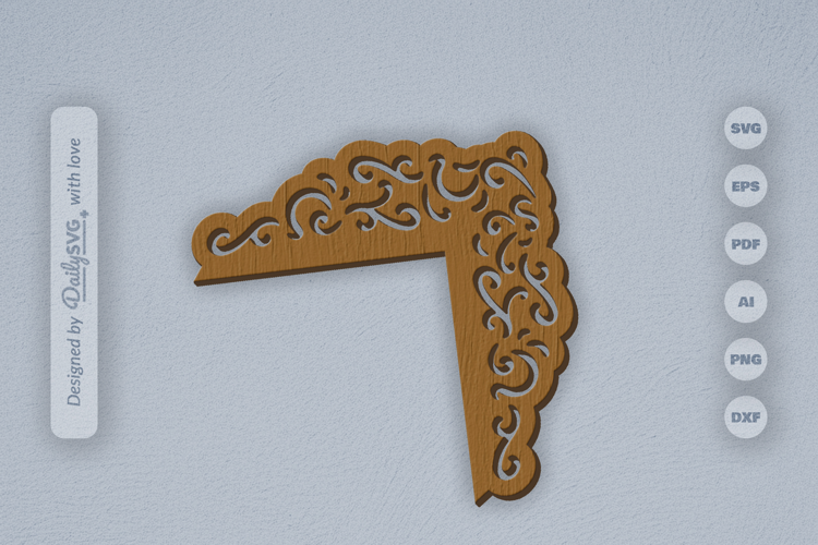 Decorative Door Corner SVG