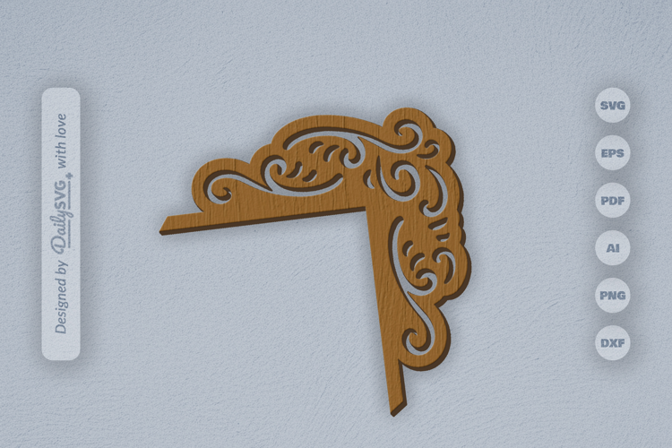 Decorative Door Corner SVG