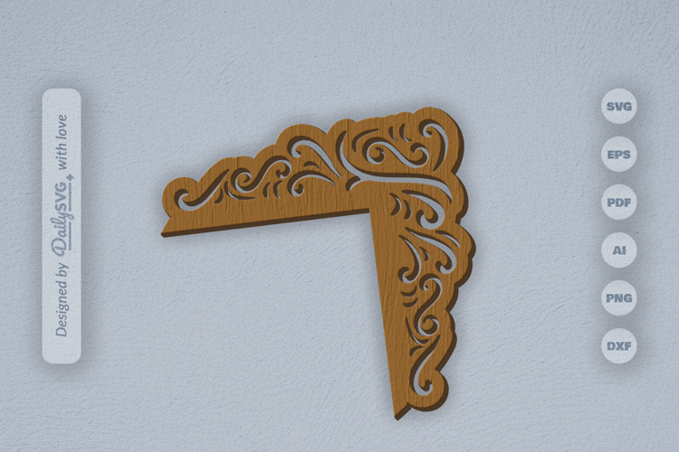 Decorative Door Corner SVG