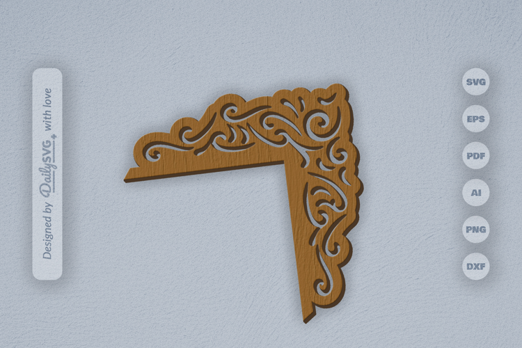 Decorative Door Corner SVG