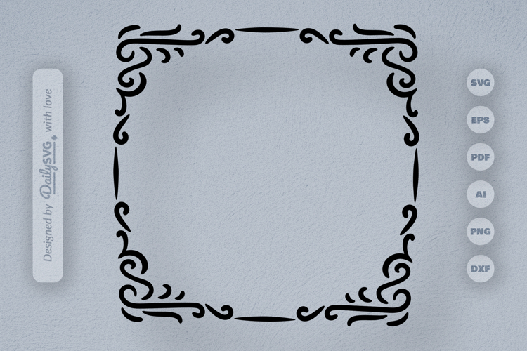 Floral Border Svg  Image 2