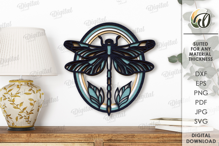 Dragonfly Clipart Image 6