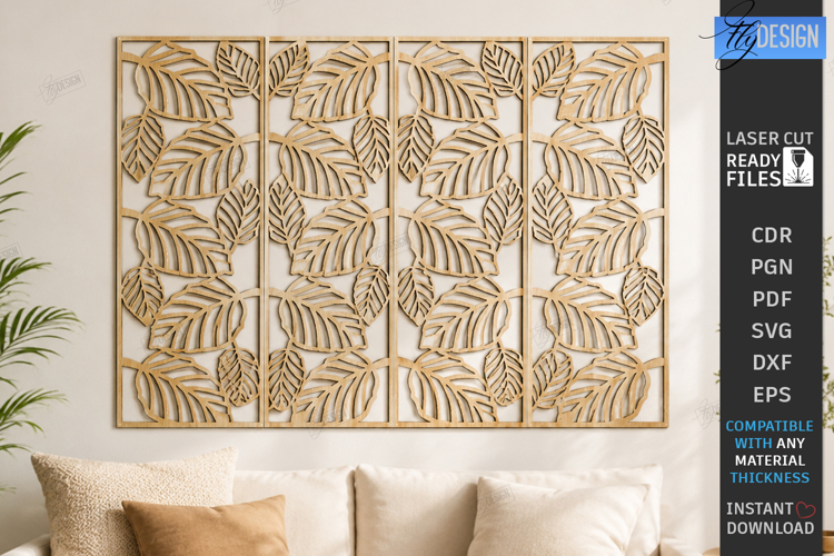 Decorative Panel Laser Cut | Wall Art | Home Decor | Pattern