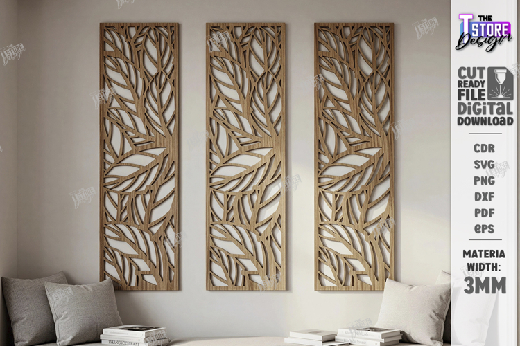 Decorative Wall Panel Laser Cut | Abstract Geometric Pattern