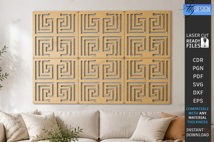 Decorative Panel Laser Cut | Wall Art | Home Decor | Pattern