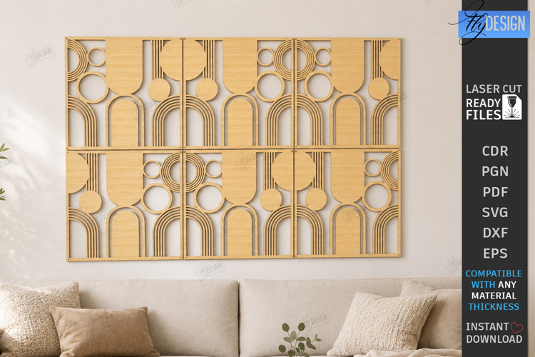 Decorative Panel Laser Cut | Wall Art | Home Decor | Pattern