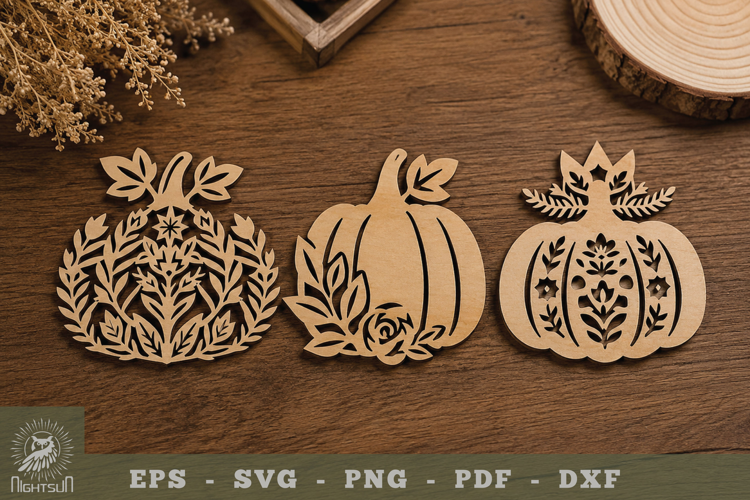 Decorative Pumpkin Lasercut Decoration