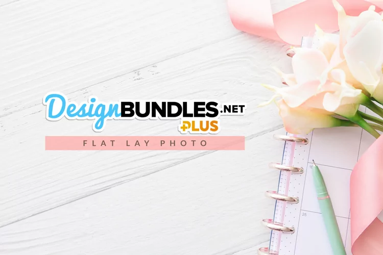 Decorative Spring Flowers | Mother's Day Flat Lay Photo