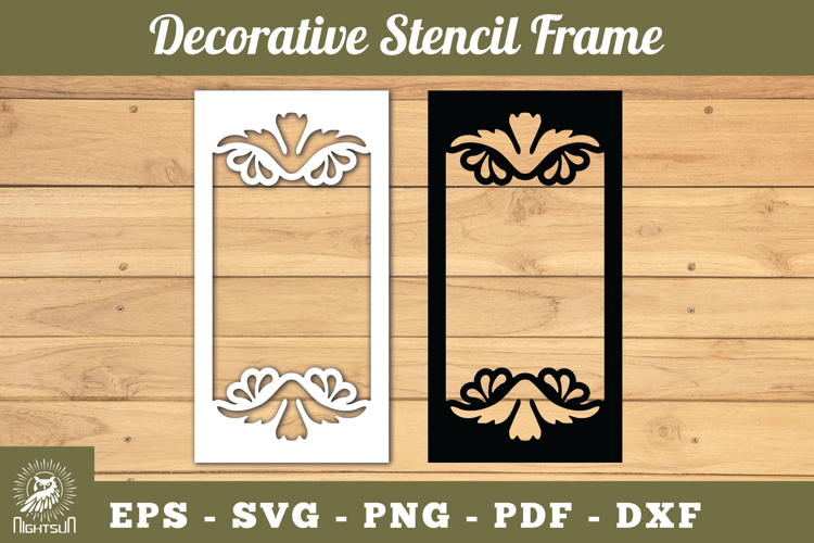 Decorative Stencil Frame SVG