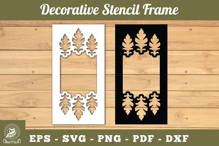 Decorative Stencil Frame SVG