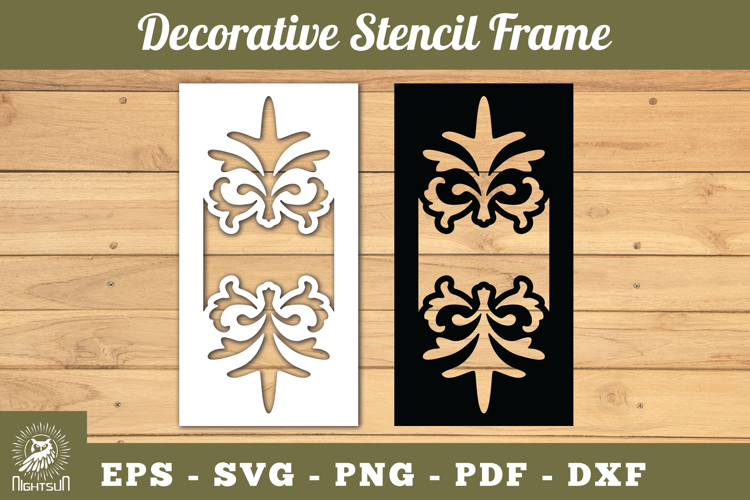 Decorative Stencil Frame SVG