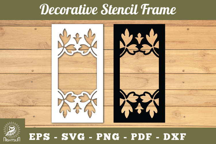 Decorative Stencil Frame SVG